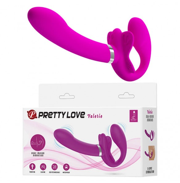 PRETTY LOVE - Valarie Dual-Motor Vibration Wearable (Chargeable - Red Rose) PRETTY LOVE - Valarie Dual-Motor Vibration Wearable (Chargeable - Red Rose)